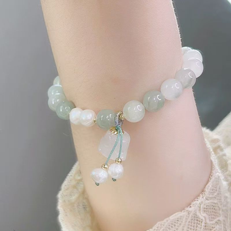 Youlan qian ya Hetian jade hand string female