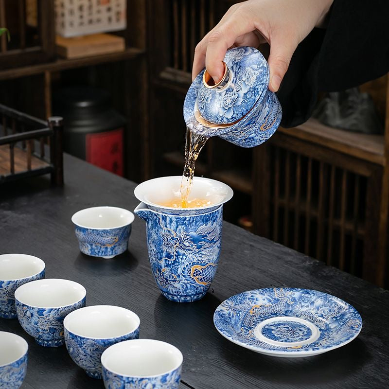 Dragon Teng Sheng Shi tea set